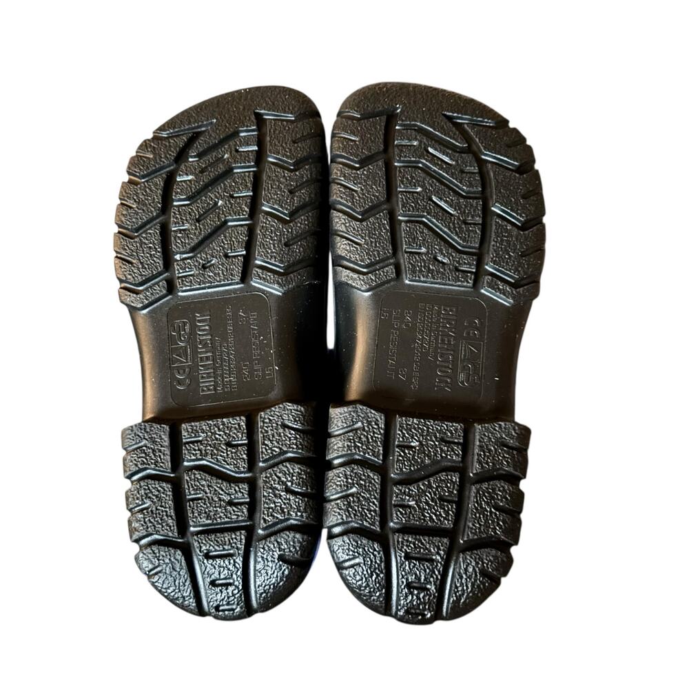 Birkenstock A630 Black PU Slip Resistant Clogs Size 37 (US 6-6.5) Work Comfort - Picture 8 of 8